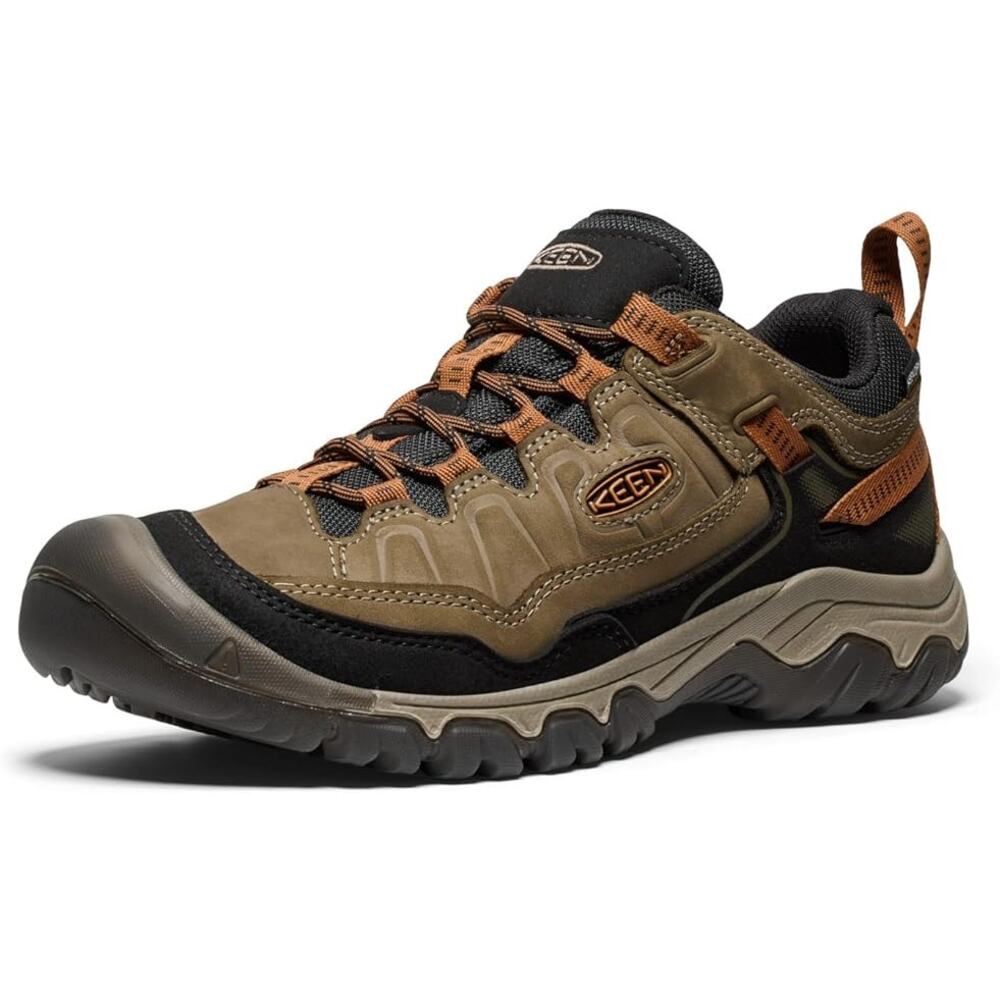 NWT KEEN Men’s Targhee 4 Low Waterproof Hiking Shoes Green / Teal 11.5 Wide